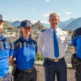 Trois officiers ont été nommé au sein de la Police cantonale valaisanne.